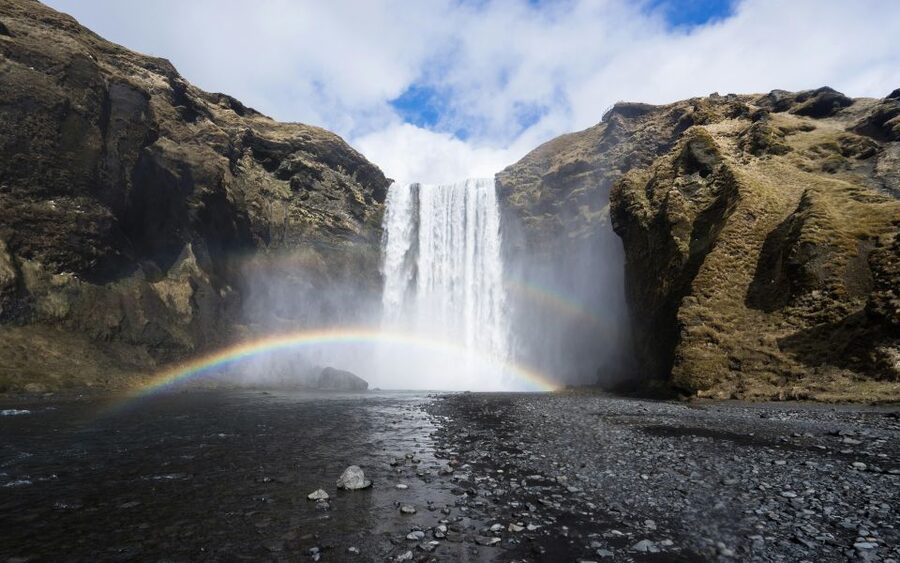 2 Day Iceland Winter Tour to South Coast - Day 1 continues: Gljúfrabúi, Skógafoss, and Reynisfjara black sand drama