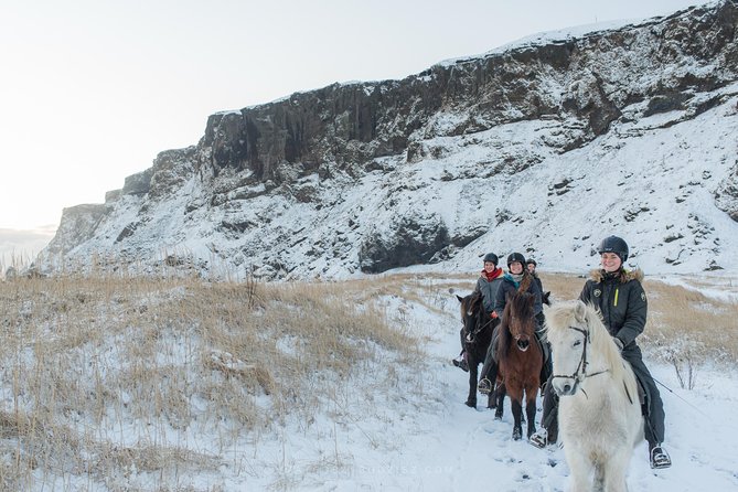 Black Sand Beach Horse Riding Tour from Vik - What to wear for black sand, wind, and that gritty footing
