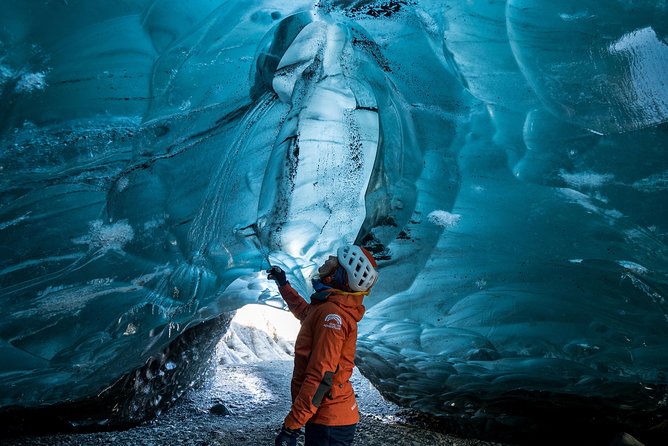 Blue Ice Cave Adventure - Inside the Blue Ice Cave, and How the Route Changes