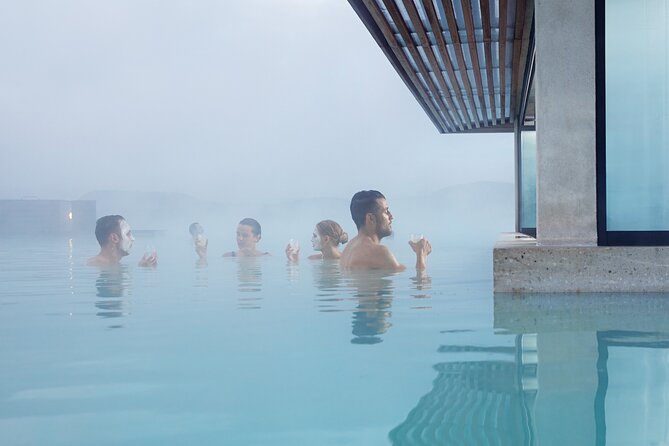 Blue Lagoon Admission Including Return Transfers from Reykjavik - Masks, Drinks, Sauna, Steam, and a Quiet Zone You Will Want to Find