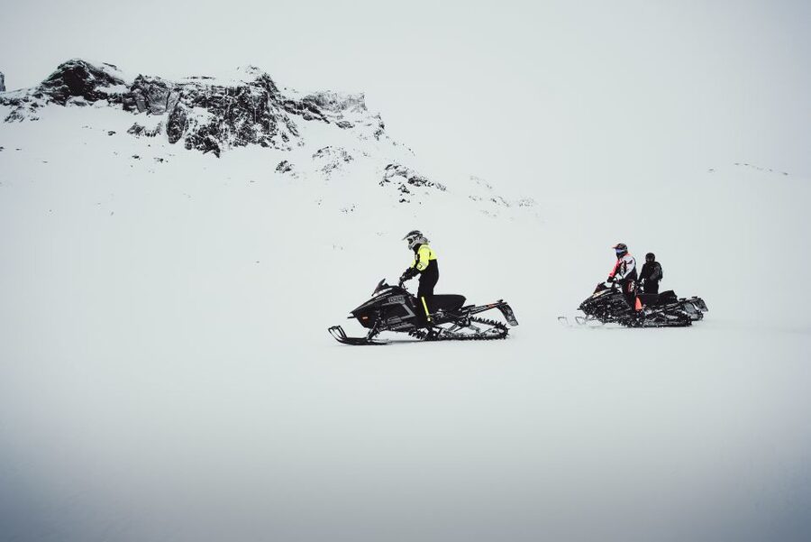 From Gullfoss: Glacier Rush on Langjökull Glacier - What you get for gear: warm enough to actually enjoy it