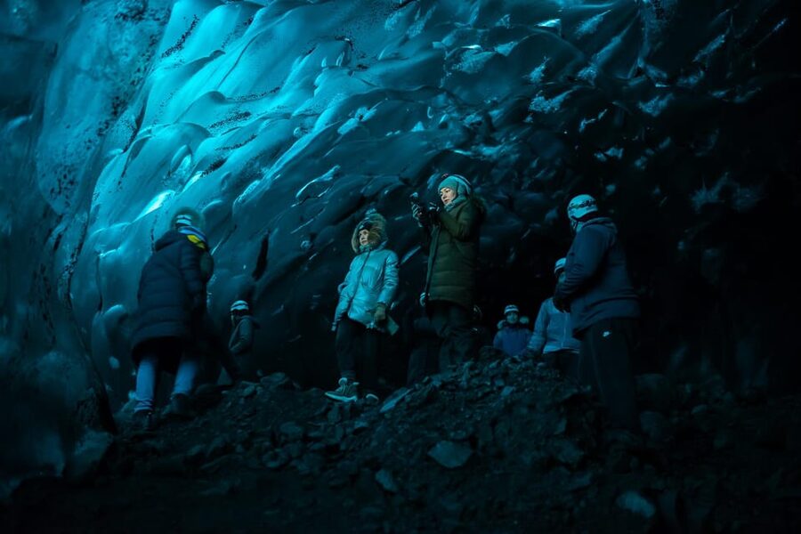 From Jökulsárlón: Vatnajökull Glacier Blue Ice Cave Tour - Entering the Ice: Safety Gear and the Briefing That Matters