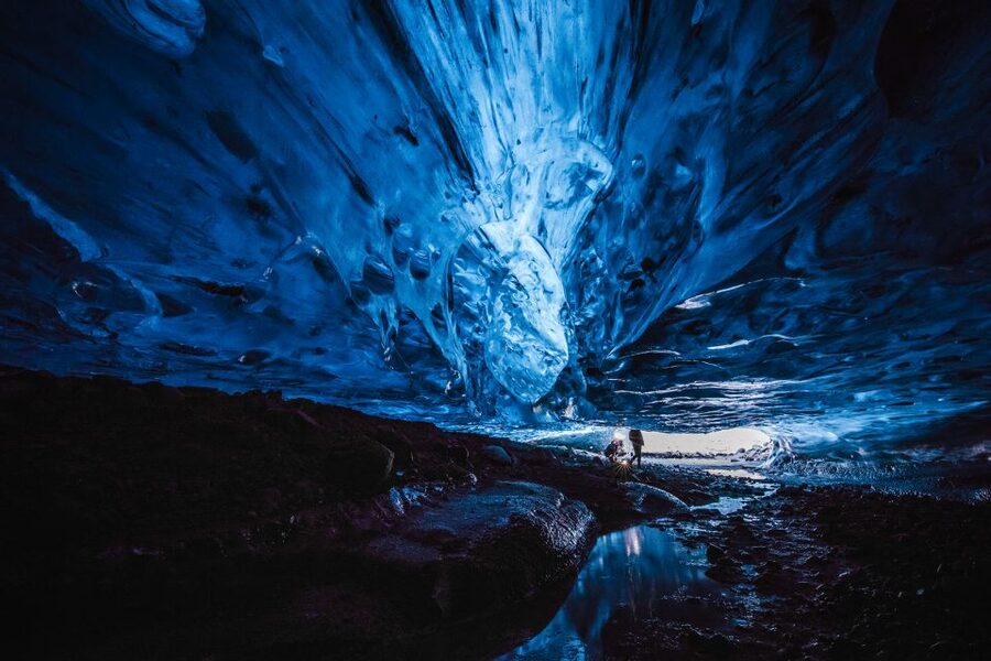 From Jökulsárlón: Vatnajökull Glacier Blue Ice Cave Tour - Walking on the Glacier: Distances, Pace, and Footing