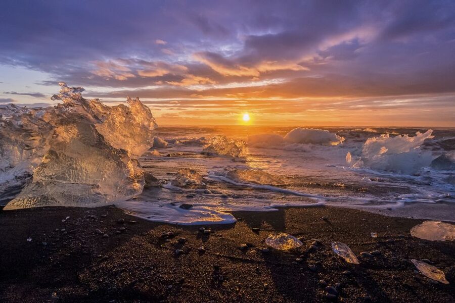 From Reykjavik 2-Day South Coast Tour with Blue Ice Cave - The Country Hotel Night, Plus How Aurora Chasing Fits In