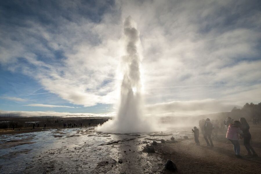 From Reykjavik: Best of Golden Circle Guided Tour - Geysir area and Strokkur: the hot springs that actually perform