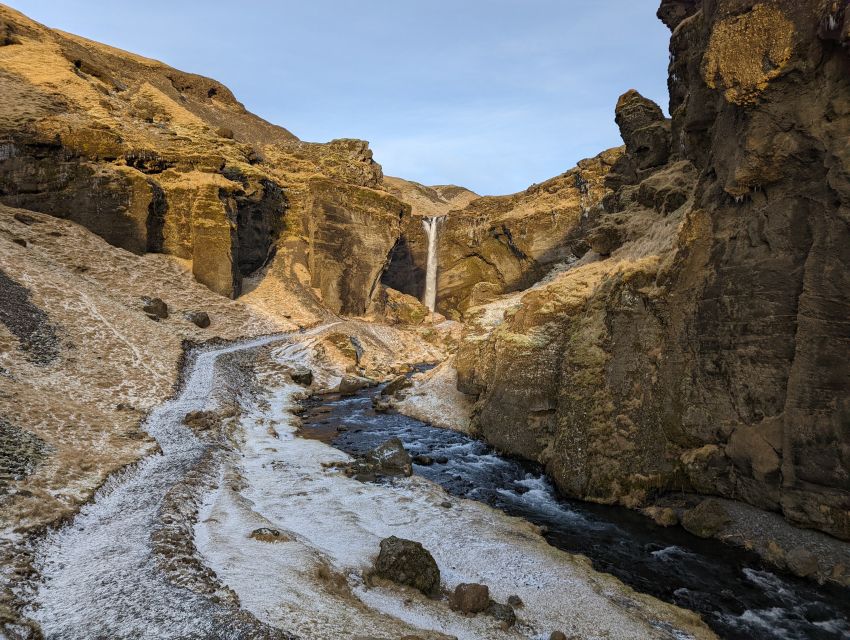 From Reykjavik: Explore the Waterfalls of the South Coast - Stóra-Dímon hike: the viewpoint that ties the whole day together