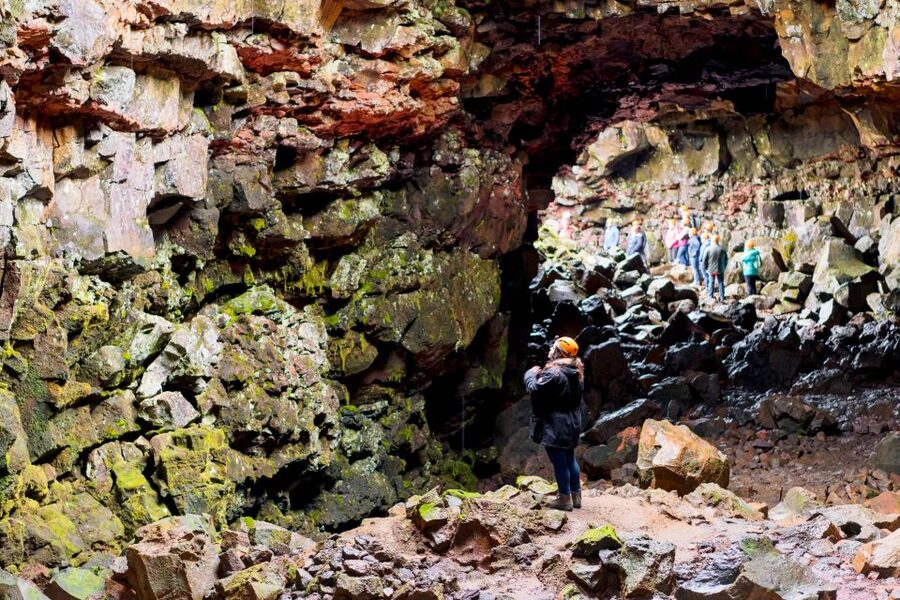 From Reykjavik: Golden Circle and Lava Caving Adventure - Lunch and the switch to Golden Circle mode