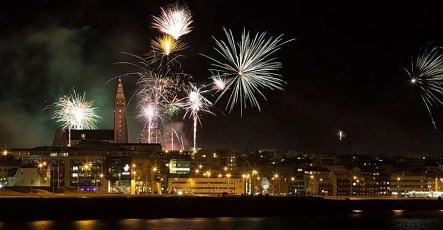 From Reykjavik: New Years Fireworks by Boat - New Year’s fireworks from the water, why this view matters