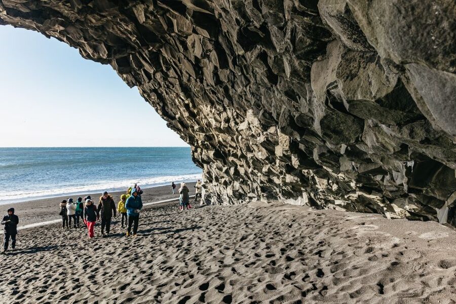 From Reykjavik: South Coast & Glacier Hike - Reynisfjara Black Sand Beach: Basalt Columns and Sneaker Waves