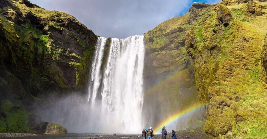 From Reykjavik: South Coast Tour & DC-3 Plane Wreck - Skógafoss: the waterfall with the stairs (and serious photo payoff)
