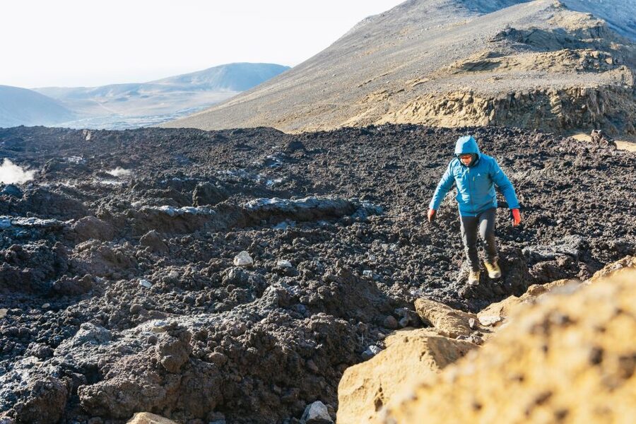 From Reykjavík: Volcanoes and Blue Lagoon Day Trip - Fagradalsfjall Volcano site: where you see lava meet old rock