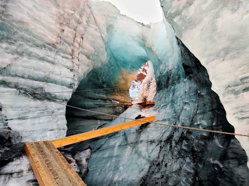 From Vik: Myrdalsjokull glacier and Katla Ice Cave Tour - Inside the Kötlujökull Ice Cave under Katla volcano