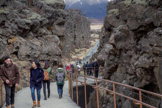 Golden Circle, Secret Lagoon & Kerið Small Group Tour - Gullfoss Waterfall: the 2-tier drop and the mist you will feel