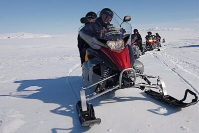Golden Circle Super-Jeep Tour and Snowmobiling from Reykjavik