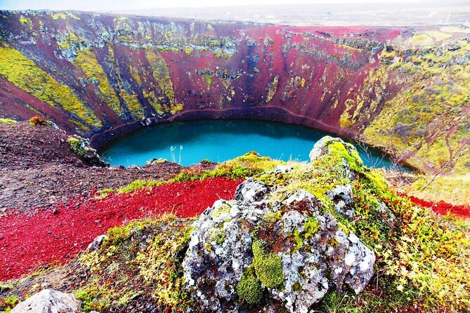 Golden Circle Tales, Tomato Farm & Kerid – Small Group from RVK - Kerid Crater Lake: The Volcanic Finish Most Tours Skip