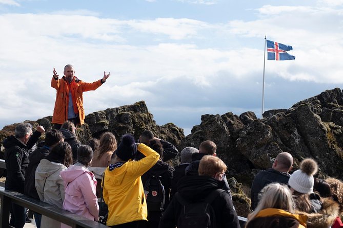 Golden Circle with Kerid Volcanic Crater Day Tour from Reykjavik - Gullfoss Falls: The Classic Two-Step Waterfall Moment