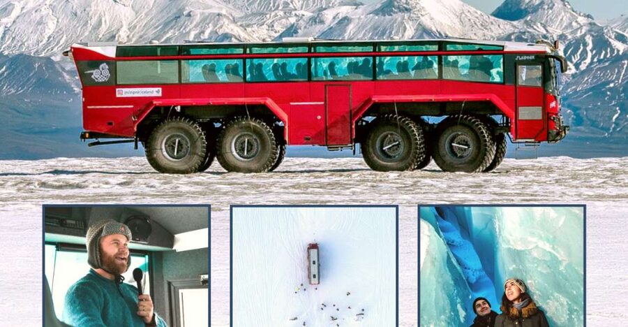 Gullfoss: Ice Cave and Glacier Tour in Glacier Monster Truck - From Upper Gullfoss Parking to the Sleipnir Truck Base