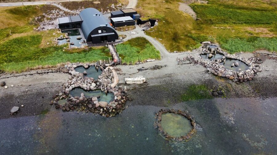 Hvammsvik Hot Springs: Admission Package - The swim-up bar and food stop: easy breaks without leaving the vibe
