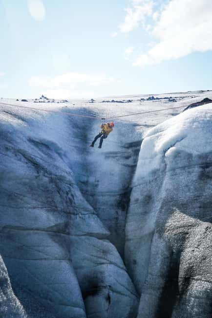 Iceland: Glacier Zip Line Tour with Hike or Ice Cave Visit - First Click Into the Harness at Glacier Lagoon Car Park