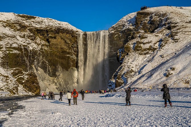 Iceland's South Coast Full Day Tour from Reykjavik - Skogafoss in 20 Minutes: A Big Drop, Tight Timing, Great Payoff