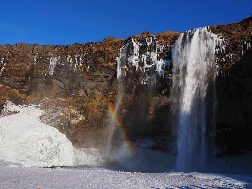Iceland: South Coast and Northern Lights Tour - Skógafoss and the short stairs that unlock the best viewpoint