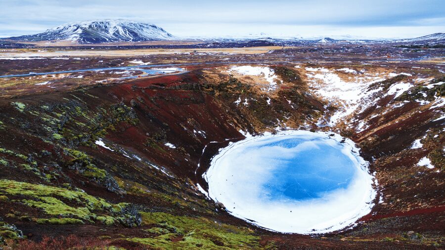 Kerið Volcanic Crater Admission Ticket - The on-site route: how to experience Kerið crater up close
