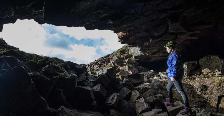 Leidarendi Cave: Lava Tunnel Caving from Reykjavik - The walk to The End of the Road and why the “small” cave still hits hard