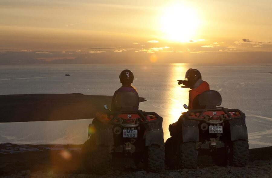 Midnight Sun ATV Tour - Safety briefing then throttle time: learning ATV control fast