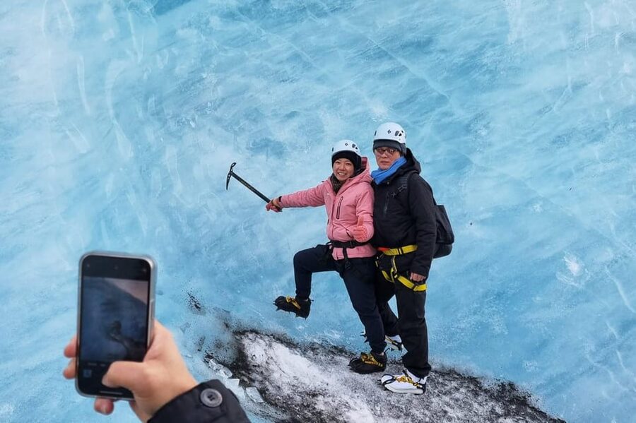 Reykjavik: Glacier Hike, Waterfalls and Black Sand Beach - Reynisfjara black-sand beach, lunch break, and crowd reality