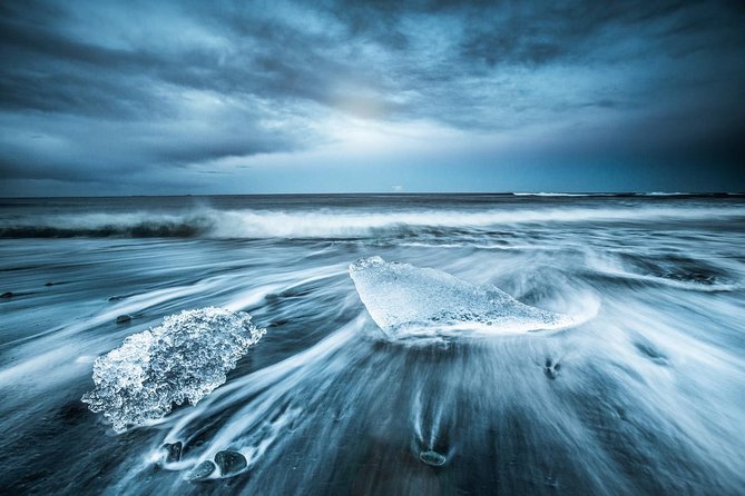 Reykjavik: Glacier Lagoon, Diamond Beach & South Coast Day Tour - Diamond Beach: When Ice Washes Ashore on Black Sand