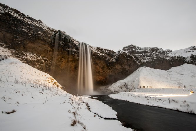 Reykjavik: Glacier Lagoon, Diamond Beach & South Coast Day Tour - Seljalandsfoss After Dark: Walking Behind the Waterfall