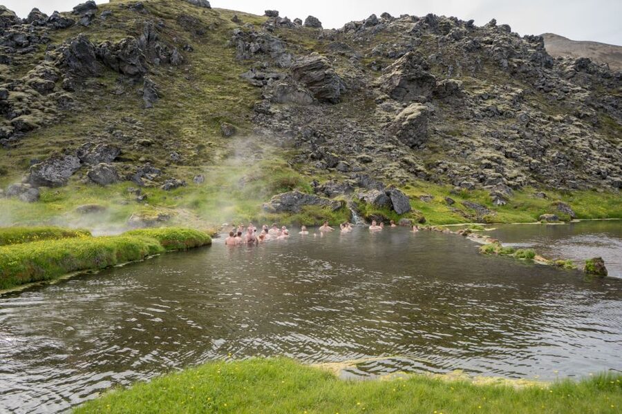 Reykjavík: Landmannalaugar Hike and the Valley of Tears - Landmannalaugar and Laugahraun: obsidian, rhyolite, and steam