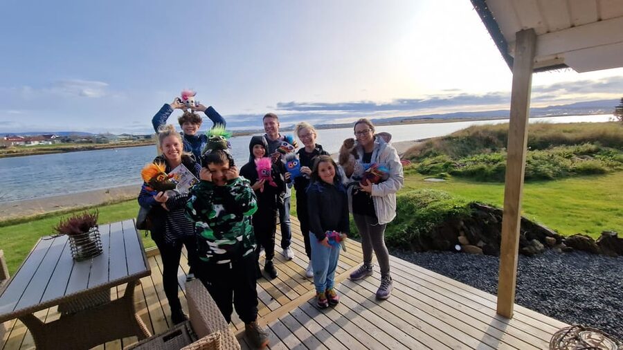 Reykjavik: Make an Icelandic Wool Monster - A private Skrimsli workshop near Reykjavik, with shoreline views