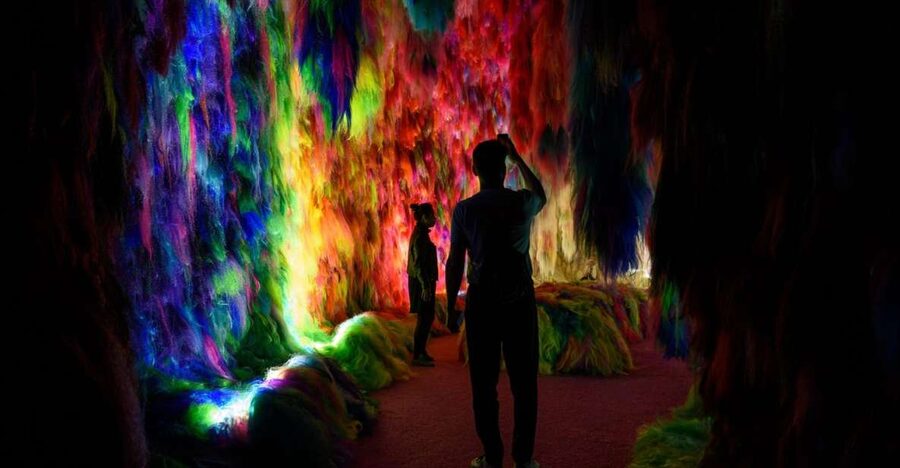 Reykjavík: Multi-Sensory Art Installation Chromo Sapiens - Inside the installation: the three caves and what changes in each one