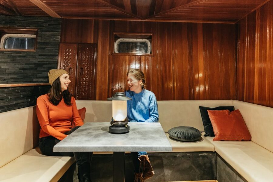 Reykjavik: Northern Lights Yacht Tour - Indoors matters: bar, lounge, blankets, and sea-sickness support