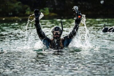 Silfra Fissure Snorkeling between Two Continents