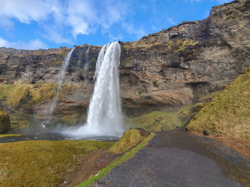 Reykjavik: South Coast and Katla Ice Cave Small Group Tour - Seljalandsfoss and Skogafoss stops: two waterfalls, two photo styles