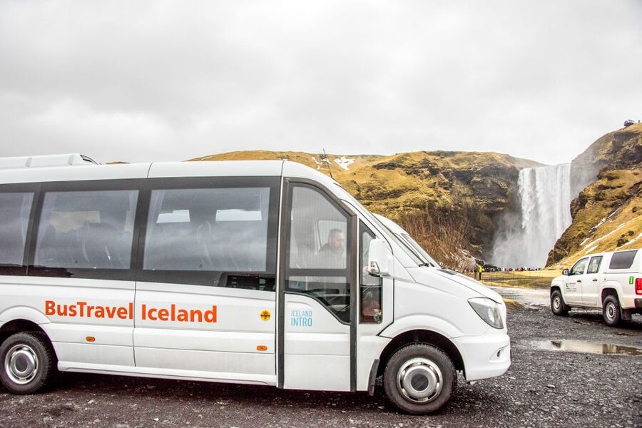 Reykjavik: South Coast Waterfalls & Glacier Small-Group Tour - Dyrhólaey area beaches: cliff drama and sea-bird vibes