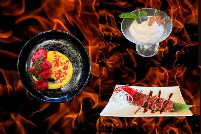 Reykjavik Teppanyaki 7 Course Menu and Fire Show with Cocktail - The fire cooking show: how big is it, really?