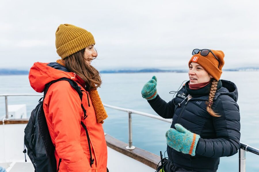 Reykjavík: Whale Watching Cruise on the Amelia Rose Yacht - The Amelia Rose Yacht, decks for viewing and a warm place to regroup