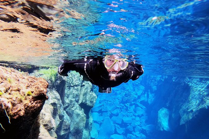 Silfra Drysuit Snorkeling with Free Photos - Meet on Location - Silfra in Thingvellir, why this snorkeling feels unreal