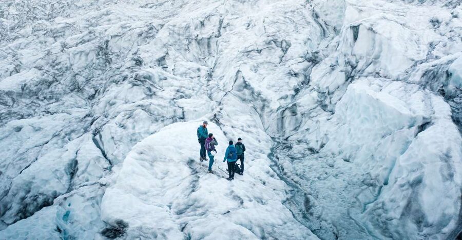 Skaftafell: Extra Small Group Glacier Adventure - From the vehicle to the crampon step: what happens at the edge