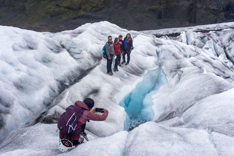 Skaftafell: Extra Small Group Glacier Adventure - Break time at the highest accessible point: pacing, views, and snacks