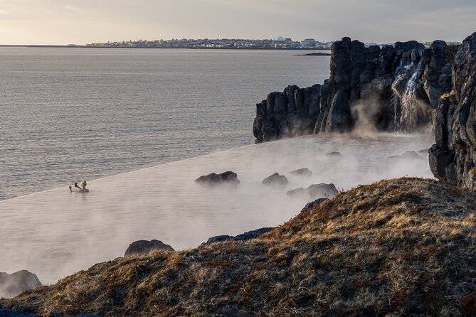 Sky Lagoon Ticket with 7-Step Ritual and Transfers from Reykjavik - Swim-up bar and drink reality: fun, but keep your budget in mind
