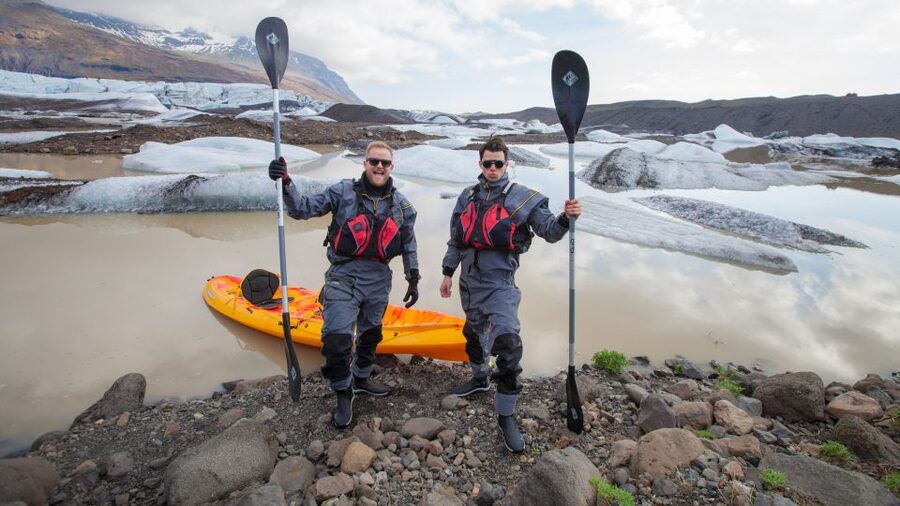 Sólheimajökull: Guided Kayaking Tour on the Glacier Lagoon - The First Push Off: How Beginner Coaching Works in Practice