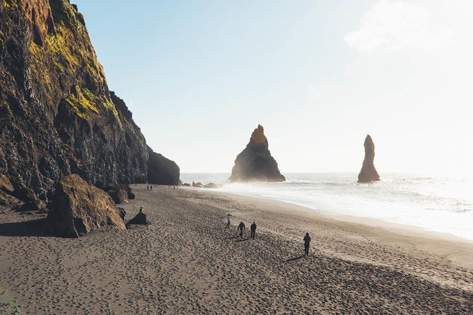 South Coast Day Tour Black Sand Beach & Waterfalls from Reykjavik - Stop 2 Skogafoss: Stairs to the Top, Volcano Views When Clear