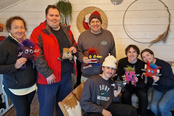 The Wool Monster Workshop - make your own souvenir! - A wool monster souvenir you can actually bring home