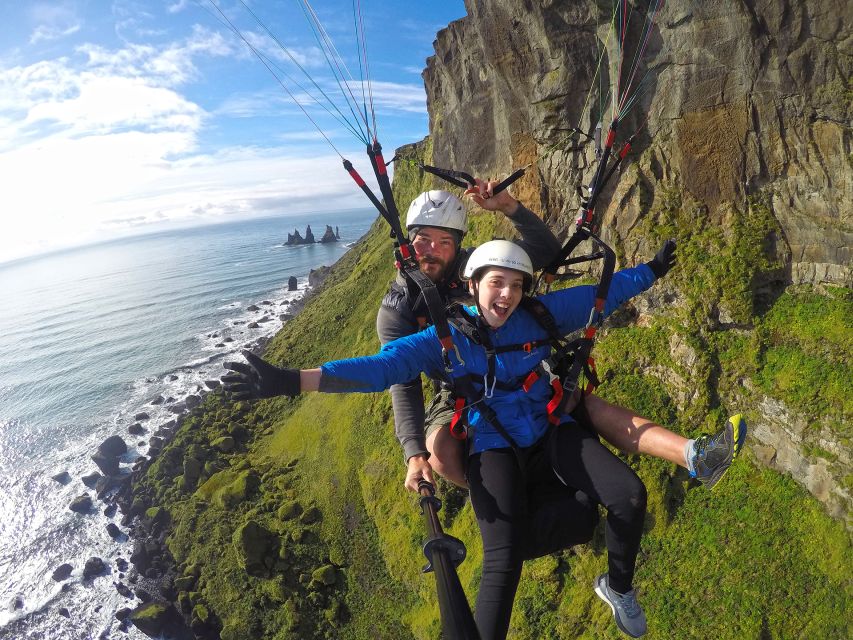 Vík: Paragliding Tandem Flight - Photos and the Panorama, How to Capture This From Above