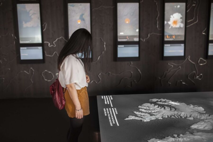Volcano Exhibition and Cinema - Lava Centre Iceland - Local Volcano section: active, dormant, and why that wording matters
