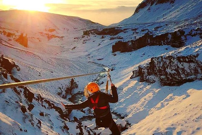 Zipline and Hiking Adventure Tour in Vík - Zipping over water, courage tests, and the glacier view from above
